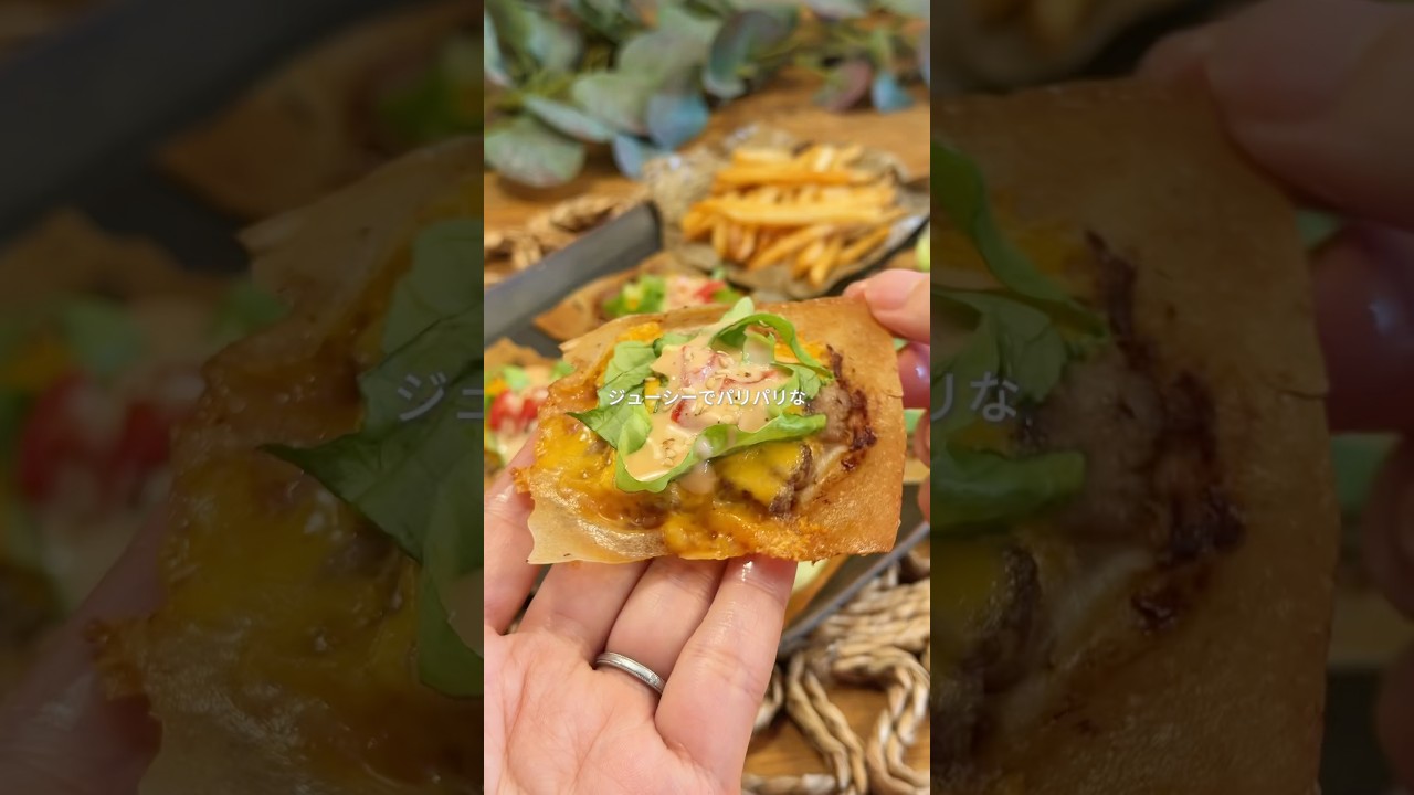 腸活×冷凍ストック　ビッグマック風タコス