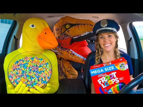 Rubber Ducky STEALS Puppy from Police in Car Ride Chase!