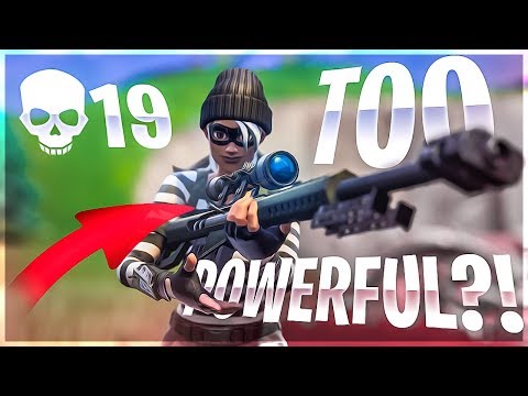 IS THE HEAVY SNIPER TOO POWERFUL?! Solo 19K Game - Fortnite
