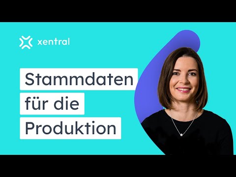 Stammdaten für die Produktion pflegen I PRODUKTION #1 🎓