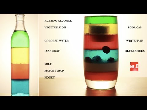 Amazing  7 Layer Liquid Stacking! (How To) Denser Than You Think