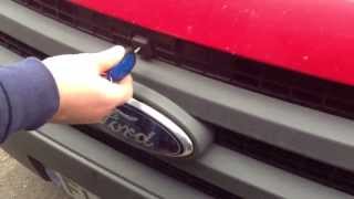 How to open a Ford Transit Bonnet
