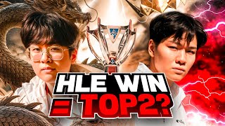 HLE vs NS🔥SI HLE GAGNE alors ILS SONT TOP2 devant T1.. ? (ZEUS vs KINGEN)