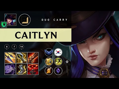 Caitlyn ADC vs Ashe - KR Diamond Patch 25.23