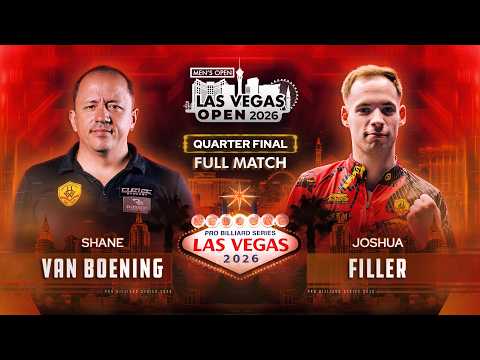 QUARTER FINAL 🇺🇸 VAN BOENING vs FILLER 🇩🇪 ▸ LAS VEGAS MEN'S OPEN 2026