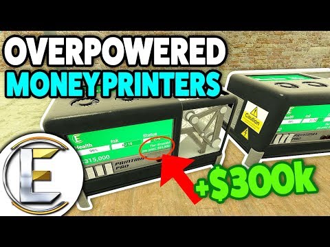 OVERPOWERED Money Printers $52,000 Per/Print - Gmod DarkRP Life (Easy Money And Was Raided 69 Times)