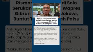 Rismon Sianipar Serukan Makzulkan Gibran & Adili Jokowi Buntut Tuduhan Ijazah Palsu: Paksa Anak