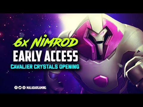 6x 6 Star Nimrod & Kitty Pryde Early Cavalier Crystals - Marvel Contest of Champions