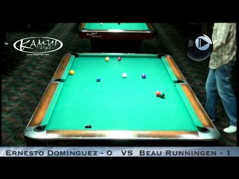 9-Ball / Beau Runningen VS Ernesto Dominguez / Hard Times 1st Sunday / Nov 2012