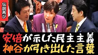 神谷宗幣vs高市早苗：権力と民主主義の真実を問う国会討論【安倍晋三元総理の遺言】