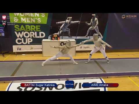 Sosnowiec 2021 JWS - L4 - Battai HUN v Aime FRA