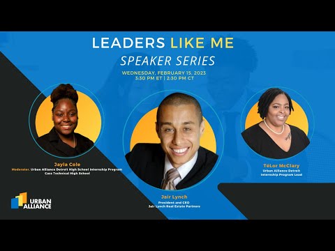 Urban Alliance Leaders Like Me: Jair Lynch