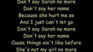 Wave-Don&#39;t say Sarah (with lyrics)