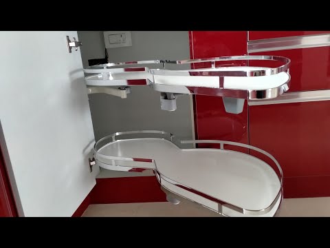 Sliders Stainless Steel Soft Close Swing Tray, Size: 32*20*19 (w*d*door)