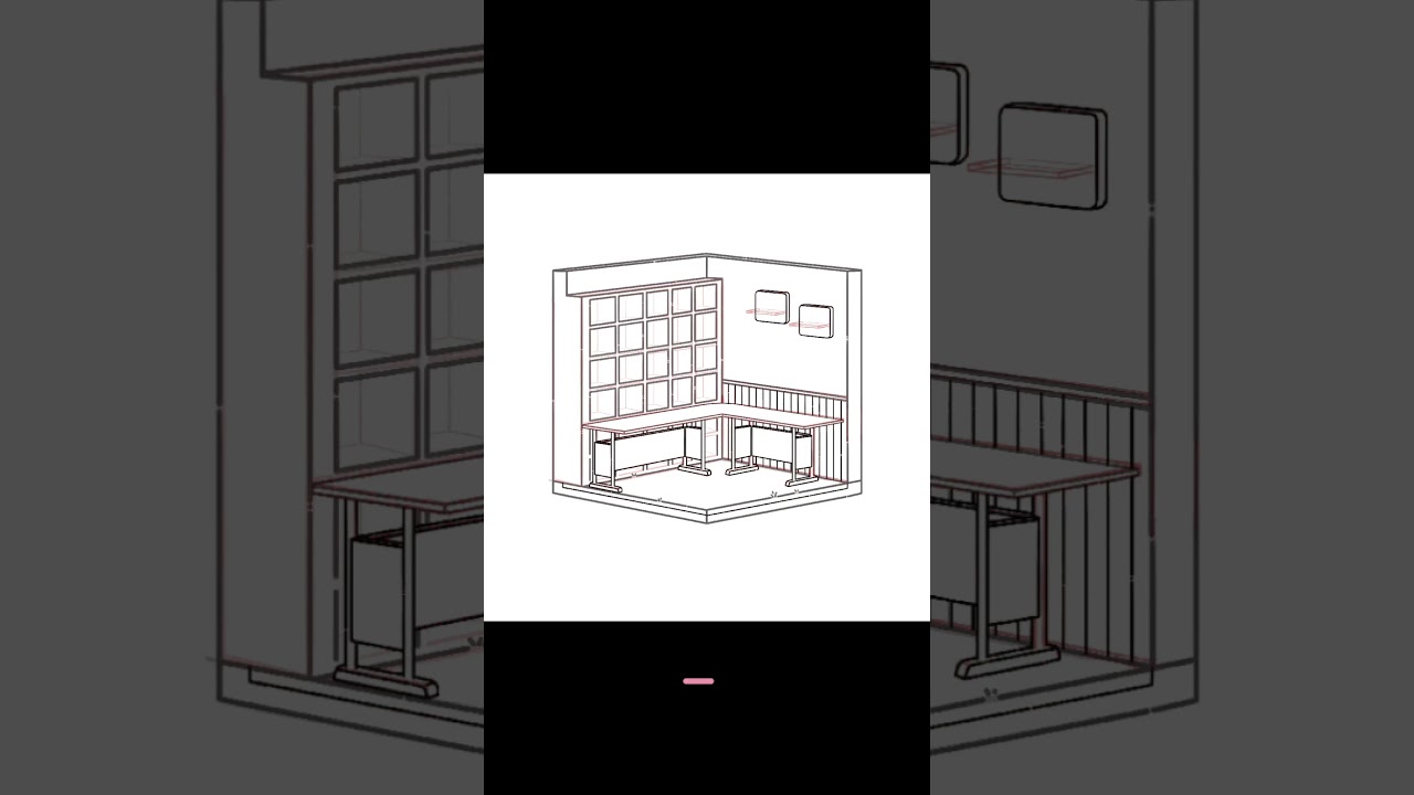 ISOMETRIC ILLUSTRATION Art #shorts