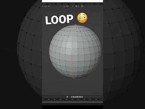 How to Loop Select in Blender 😳 #shorts