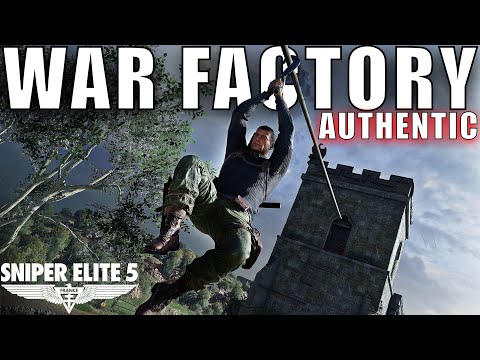 SNIPER ELITE 5 AUTHENTIC Mission 4 War Factory SPEEDRUN
