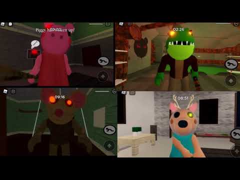 Alfis, Mari, Dessa and Piggy Jumpscares mixed together!