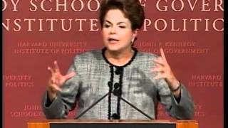 A Public Address by President of Brazil Dilma Rousseff (English Translation)|| Institute of Politics