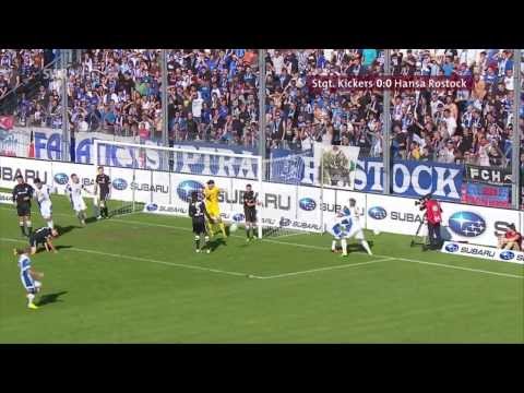 Stuttgarter Kickers gegen Hansa Rostock - 13. Spieltag 13/14 - Sport am Samstag