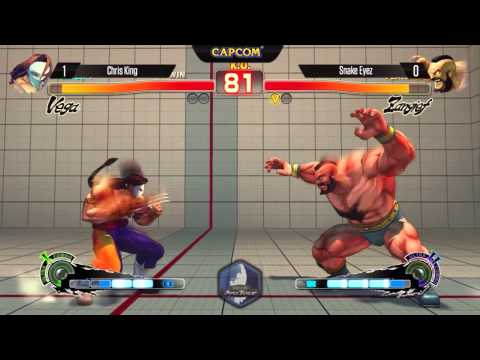 USFIV: Chris King vs Snake Eyez - SDCC2014 - Capcom Pro Tour Top 16