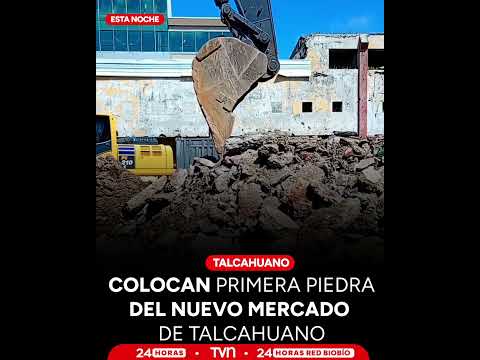 Colocan Primera piedra del nuevo Mercado de Talcahuano