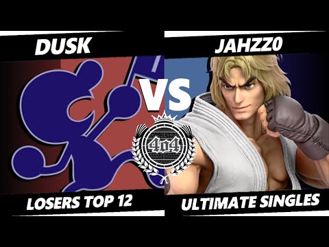 4o4 Smash Night 59 - 4o4| Dusk (Mr. Game & Watch) vs APLE| Jahzz0 (Ken) - Losers Top 12