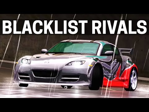 Need for Speed: Most Wanted - All Blacklist Race Entrances