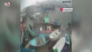 Limandaki Tekneleri Deviren Hortum Kamerada