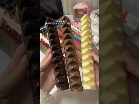 viral triangle toblerone chocolates 😍 #chocolate #viralshort #tobleronechocolate #trending #cocoa