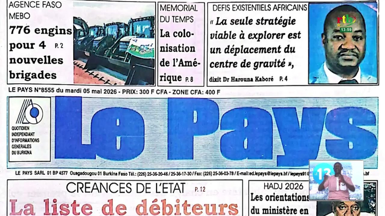 Revue de presse du 05 mai 2026