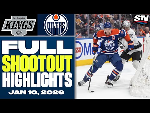 Los Angeles Kings at Edmonton Oilers | FULL Shootout Highlights - January 10, 2026