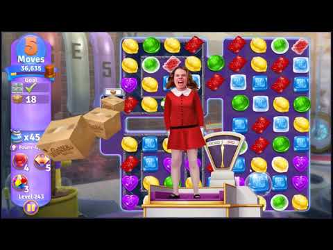 Wonka's World of Candy Level 243 - NO BOOSTERS + FULL STORY 🍫 | SKILLGAMING ✔️