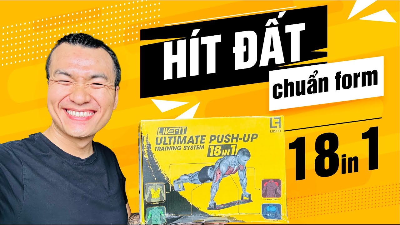 Bộ dụng cụ hít đất và tập luyện thể thao chuyên nghiệp LiveFit