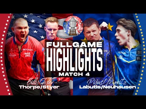 THORPE/STYER VS LABUTIS/NEUHAUSEN | MATCH 4 | 2025 MOSCONI CUP | HIGHLIGHTS