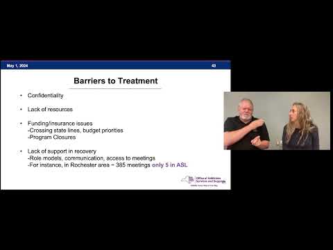 Learning Thursdays: Deaf Culture, Deaf and Hard of Hearing Individuals with SUD Part 2