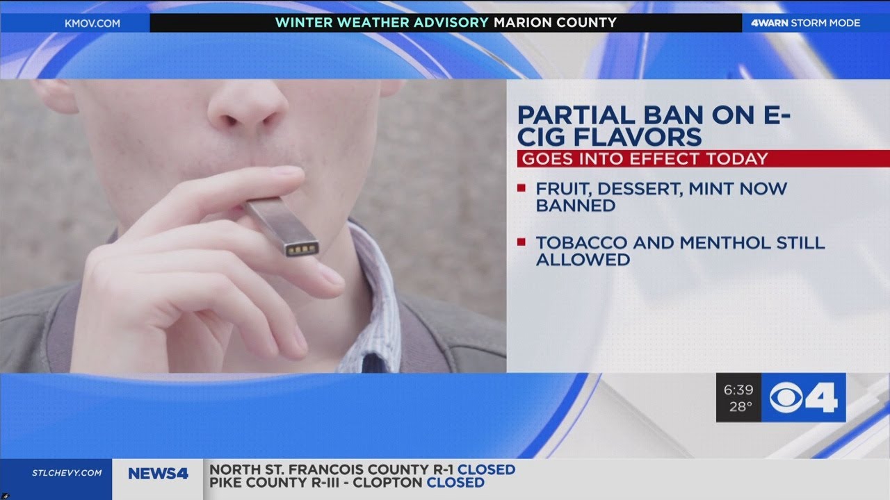 Partial e-cigarette 'flavor ban' goes into effect