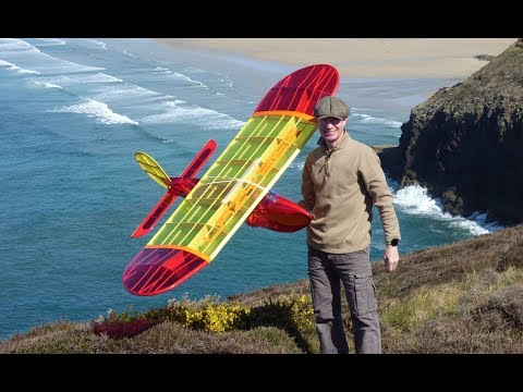 RC Big Lazy Bee. Super low aspect wing gliding.
