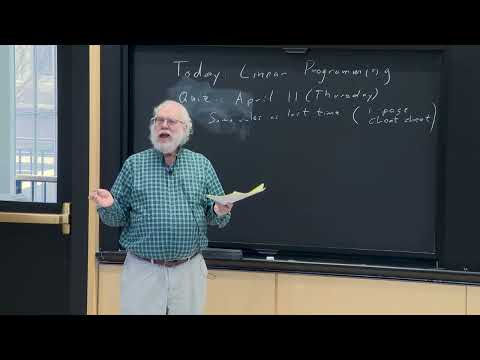 Linear Programming Workshop