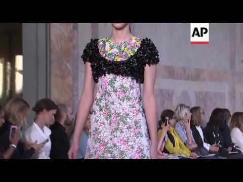 Celine Dion attends Giambattista Valli's couture show in Paris