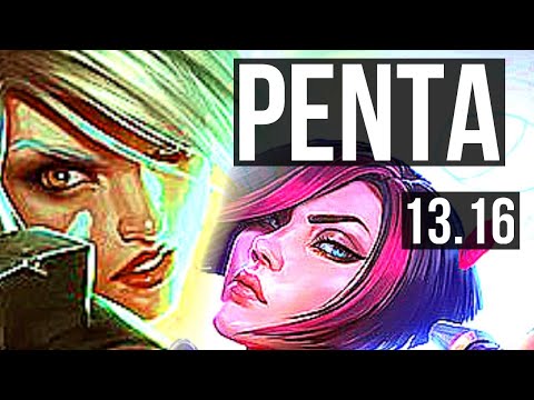 RIVEN vs FIORA (TOP) | Penta, 7 solo kills, Legendary, 14/3/9, 900K mastery | NA Master | 13.16
