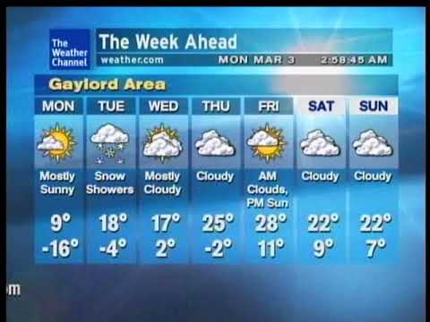 Gaylord Weatherstar XL - 03/03/14 02:58 EST