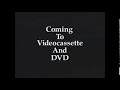 Coming To Videocassette Dvd