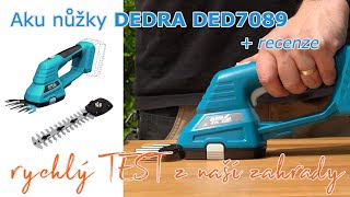 Dedra Aku nůžky na trávu, živý plot 2v1 18V DED7089 SAS+ALL