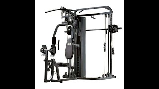 MULTI GYM WITH SMITH JX925 138LBS (63KG) STACK WEIGHTS JX FITNESS HOME GYM www.ezyliving.co.nz