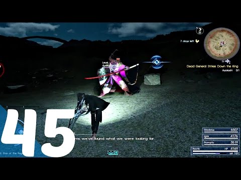 FINAL FANTASY XV - Gameplay Walkthrough Part 45 - Mobhunts & Level 110 Samurai Superboss Fight