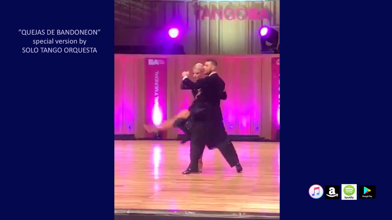 "Quejas de Bandoneon" Solo Tango orquesta, Anna Gudyno & Kirill Parshakov