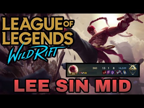 ULTIMATE DESTRUCTION WITH LEE SIN MID | LOL WILD RIFT