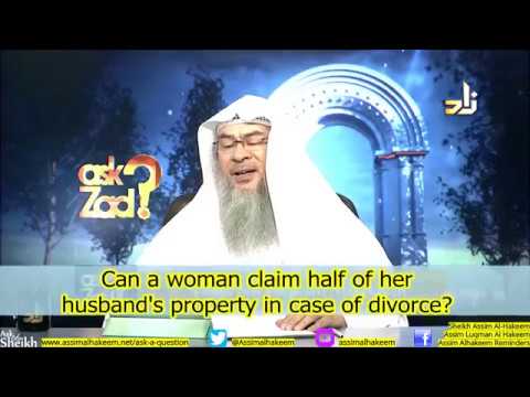 Can a Man/Woman claim half of the Property in case of Divorce in a Non Muslim Country? Assimalhakeem