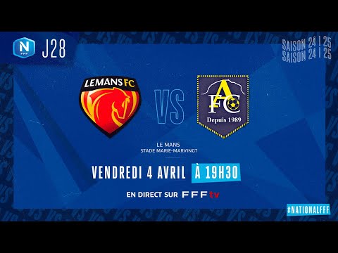 J28 I Le Mans FC vs Aubagne FC en replay (1-1) I National FFF 2024-2025